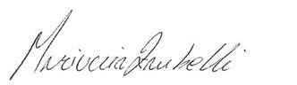 Marriuccia Zambelli signature